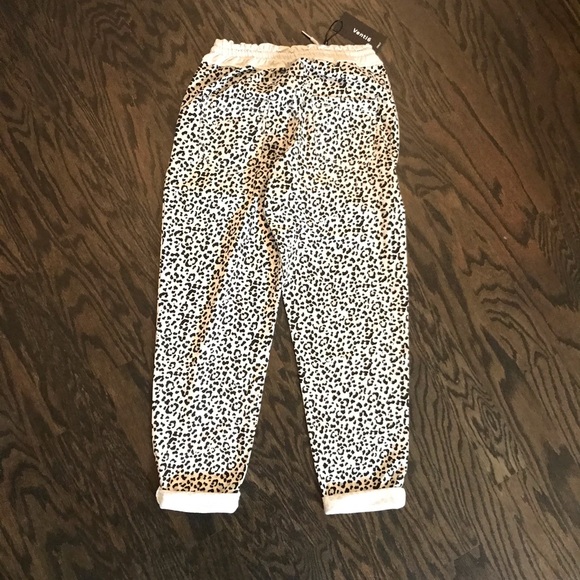 NWT Venti6 leopard print joggers-soft&stretchy - Picture 2 of 2